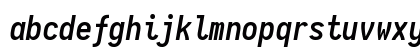 Iosevka Semibold Italic Preview