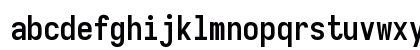 Iosevka Semibold Regular Lowercase Preview
