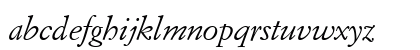 ItalianGarmnd BT Italic Preview