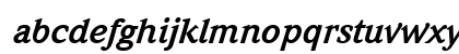 ITC Weidemann Com Bold Italic Lowercase Preview