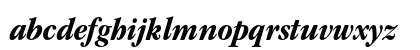 ITC Garamond Std Bold Condensed Italic Lowercase Preview