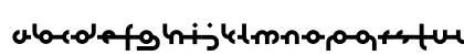Jan LT Std Regular Lowercase Preview