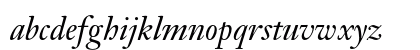 Janson Text 56 Italic Oldstyle Figures Lowercase Preview