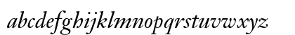 Janson Text LT Std 56 Italic Preview
