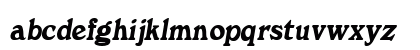JauresCond Oblique Lowercase Preview