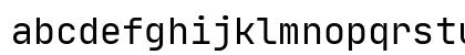 JetBrains Mono Regular Lowercase Preview
