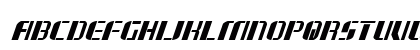 Jetway Bold Italic Lowercase Preview