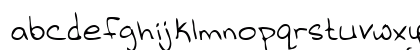 JilliansHand Regular Lowercase Preview
