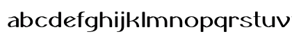 Jitter Expanded Regular Lowercase Preview