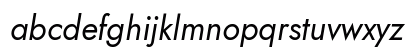 Jost Italic Lowercase Preview