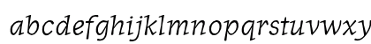 JournalItalic Medium Italic Lowercase Preview