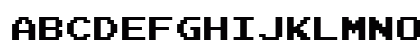 Joystix Monospace Lowercase Preview