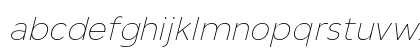 JT Leonor ExtraLight Italic Bold Italic Lowercase Preview