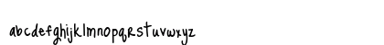 Just Me Again Down Here Regular Lowercase Preview