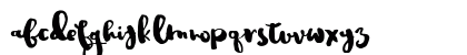 JustinRoad Regular Lowercase Preview