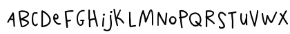 K26ScribbleScrawl Medium Lowercase Preview