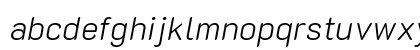 K2D ExtraLight Italic Preview