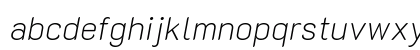 K2D Thin Italic Preview