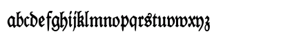 Kabinett-Fraktur DemiBold Lowercase Preview