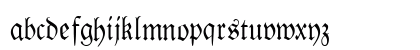 Kabinett-Fraktur Regular Lowercase Preview