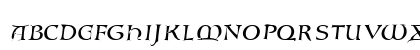 Kaftan Oblique Lowercase Preview