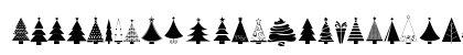 KG Christmas Trees Regular Lowercase Preview