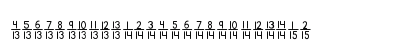 KG Traditional Fractions 2 Regular Lowercase Preview