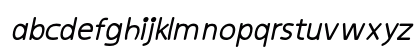 kiddySans Fat Italic Lowercase Preview