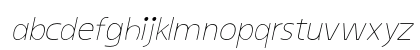 kiddySans Light Italic Lowercase Preview