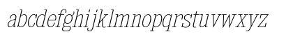 Kingsbridge Condensed UltraLight Italic Preview
