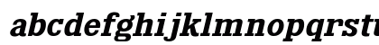 Kingsbridge Expanded SemiBold Italic Lowercase Preview