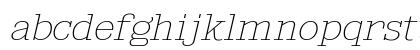 Kingsbridge Expanded UltraLight Italic Preview