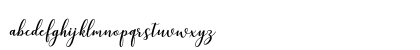kissita demo Regular Lowercase Preview