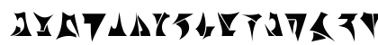 Klinzhai Regular Lowercase Preview