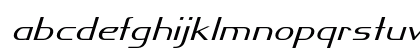 Knuckle Extra-expanded Italic Lowercase Preview