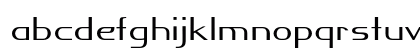 Knuckle Extra-expanded Regular Lowercase Preview