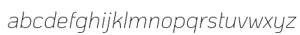 KoHo ExtraLight Italic Lowercase Preview