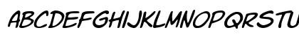Komika Slim Italic Preview
