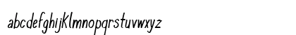 KomixCon Italic Lowercase Preview