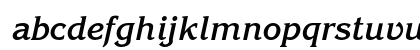 ITC Korinna Kursiv Bold Lowercase Preview