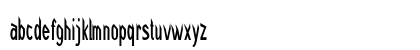 Krooked Extra-condensed Bold Lowercase Preview