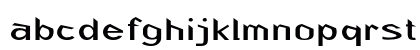 Krooked Extra-expanded Regular Lowercase Preview