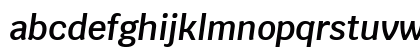 Krub SemiBold Italic Lowercase Preview