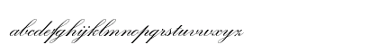 Kuenstler Script LT Std 2 Bold Lowercase Preview