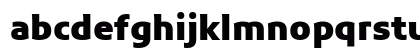 Kufam Black Regular Lowercase Preview
