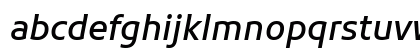 Kufam Medium Italic Lowercase Preview