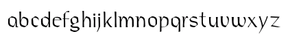 Lampiere Regular Lowercase Preview