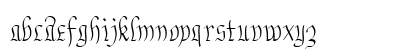 LastBigFling Regular Lowercase Preview