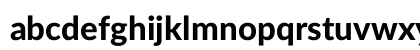 Lato Heavy Regular Lowercase Preview
