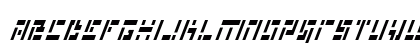 Missile Man Italic Cond Italic Cond Preview